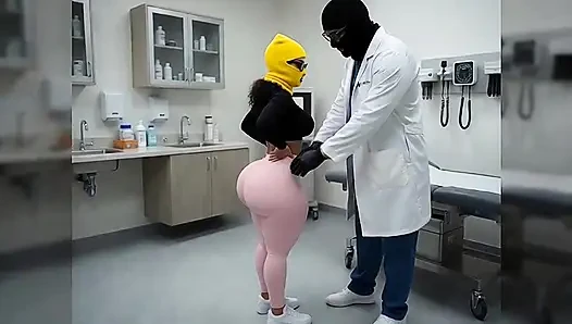 Minyon büyük götlü kız sıkı pembe tayt ve tangayla twerk yapıyor