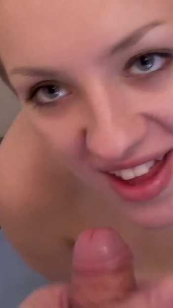 Iconic moment from "CzechAmateurs e030:Busty amateur loves to swallow"