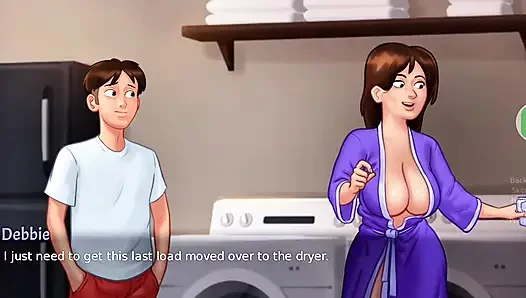 Debbie stiefmutter, dicke titten, flur harter fick &creampie