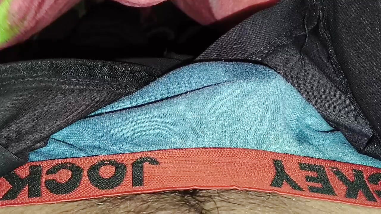 Boy home alone with his bigger size dick