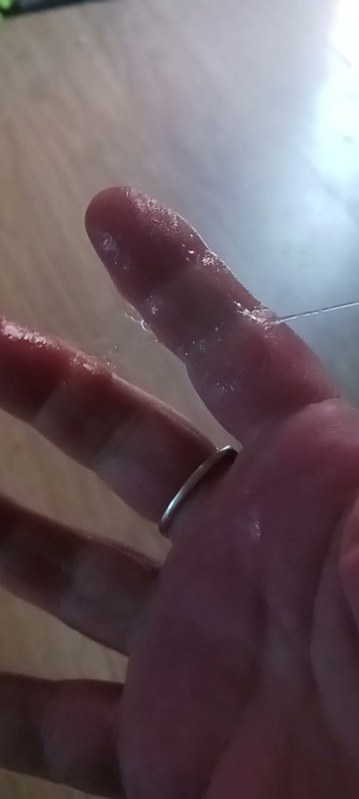 I came and made a sticky mess