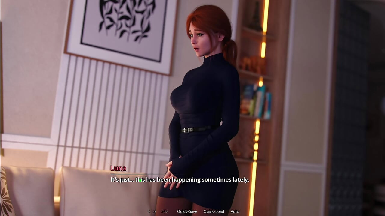 Stiefmoeder Cassie heeft tieten laten vallen en pervatie van Futanari Luna's enorme lul van Hardon