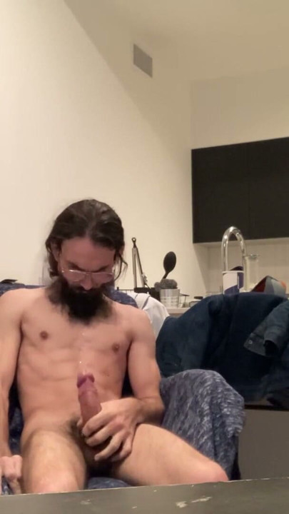 Guy with Cerebral Palsy has a Big orgasm Session with his Big Dick | Clip 3