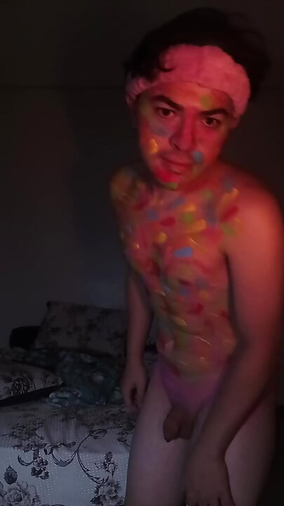 nanasin zinid rainbow fantasy with cum show