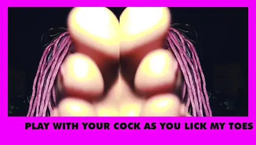 Foot Fetish JOI with Sensual CEI for Gooner Boys with Goddess