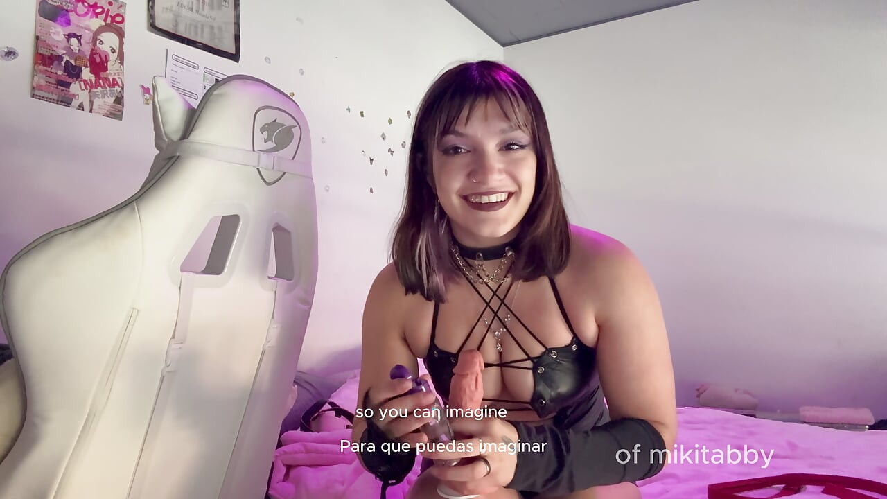 POV PURPLE DUNGEON: FEMDOM JOI Goth girl make you hers