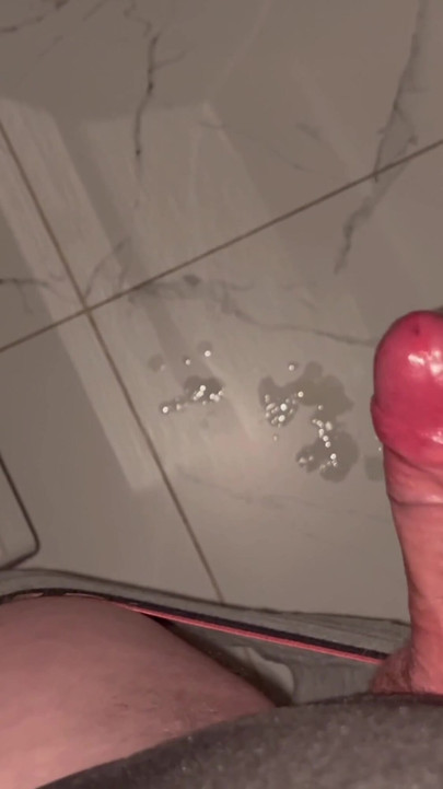 Iconic moment from "Quietly jerks off in the bathroom so no one hears and cums without hands"