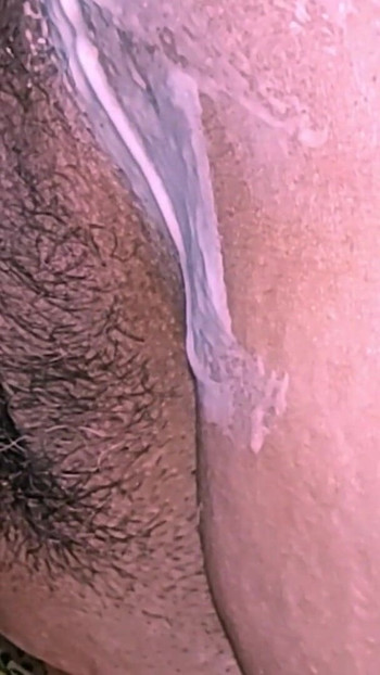 I shave my girlfriend's pussy and anus | Clip 1