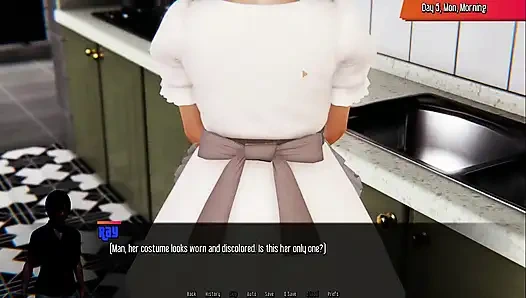 Zimmermädchen und mädchen: geiler typ hat einen traum, wie er sein zimmermädchen fickt-ep5