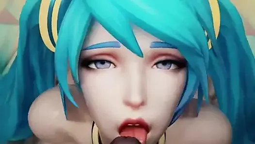 League of Legends Sona Blacked