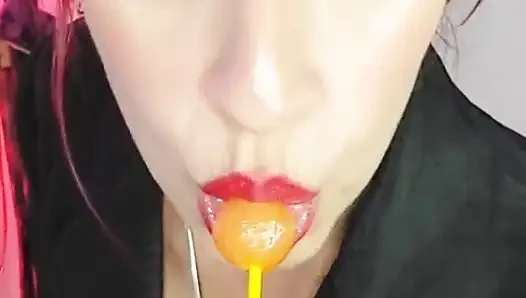 Shyfxx bossy mu ngocok kontolku pakai perselipop dan memaksamu untuk jilat memeknya