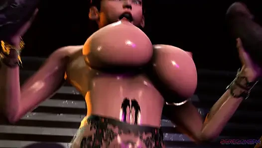 Lei Fang Pounded By Her Team