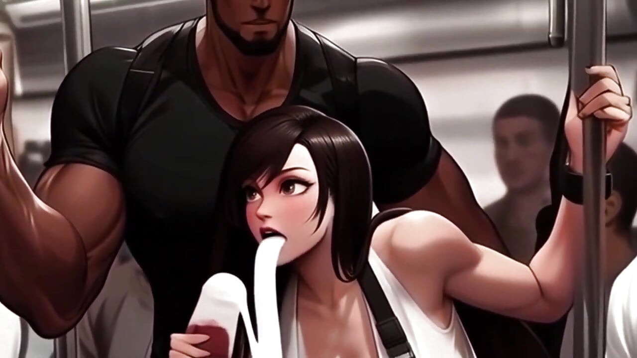 Tifa siempre se encuentra con las personas más interesantes en el tren midgar