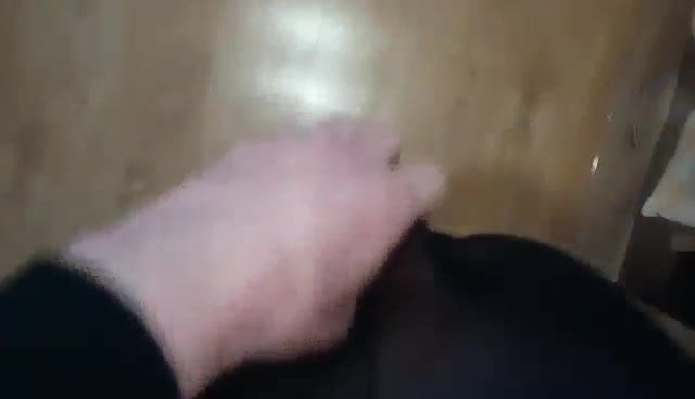 Cock in pantyhose play.
