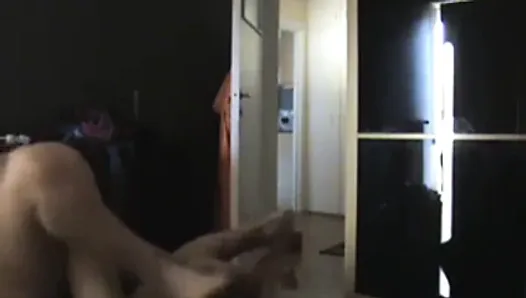 Belgian couple having sex while using webcam