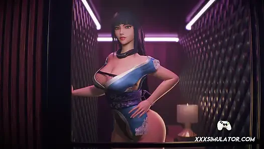 Hinata menunjukkan ketabahannya dengan kontak mata yang intens, sentuhan penuh cinta & akhir yang lembut