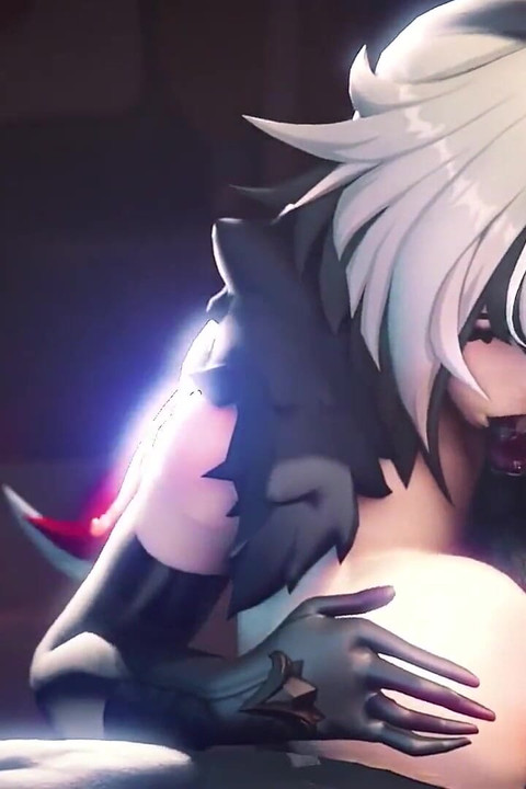 Arlecchino 用她的巨乳操了一根大雞巴 3D派祖里動畫《原神衝擊》