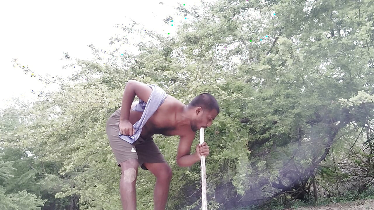 Xhard On Dick On Duty in forest alone
