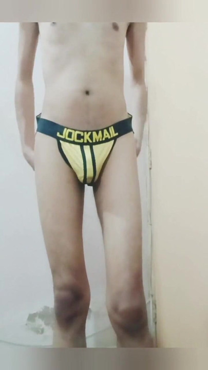 Desi Cutie Boi's Ultimate Underwear Try-On Haul: Briefs, Jockstraps & Lowrise - Front & Back Tease | Clip 2