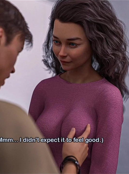 My Bimbo Dream - Masturbating and Cumming Hard Over My Stepmom's New Big Fake Tits