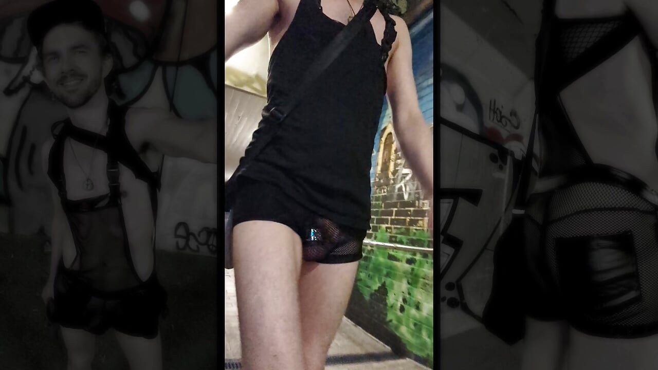 Mesh Rub Overalls - Night Walk
