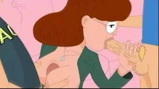 Cartoon porn movie with Daria and Denice The Minace