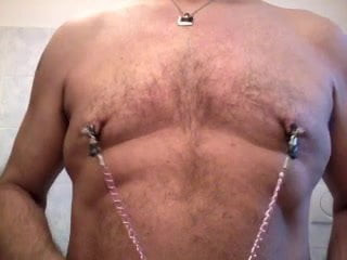 Playing with my nipples