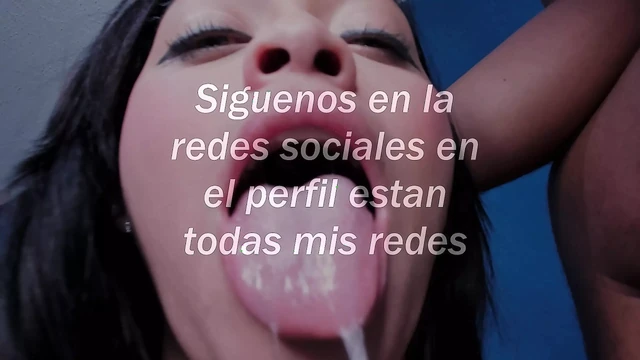 fucking a webcam model in the mouth and ass without mercy