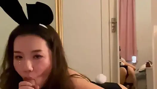 Lulu Wild - On Halloween, my stepsister was dressed as a Playboy bunny and I had to have sex with her.