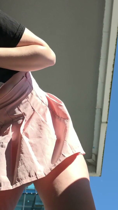 My Classmate Without Panties! She Forgets About Underwear On Mini Skirt, Her Pussy So Hot, Risky Public | Clip 2