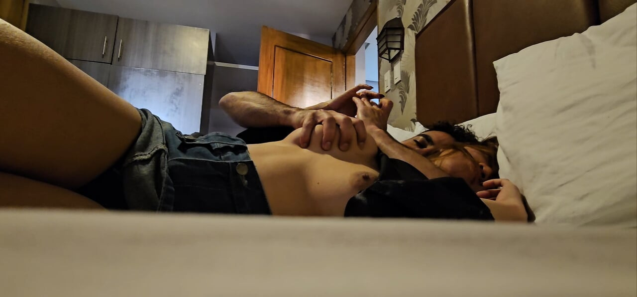 INTENSE Boobs squeezing, slapping, biting and Punching. As requested