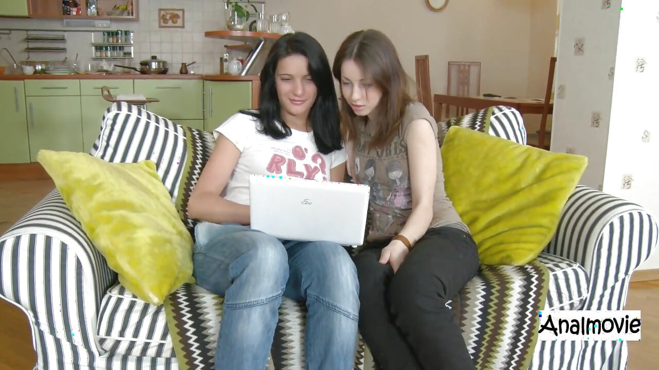 Kani & Milla Do Threesome Anal ATM, Multiple Positions on the Sofa Cum in Mouths, Russians From Way Back