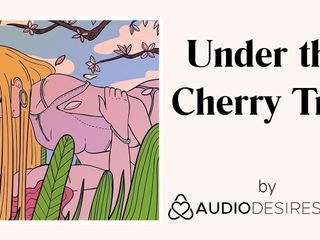 Sotto l'albero di ciliegie (audio erotico per donne, asmr sexy)