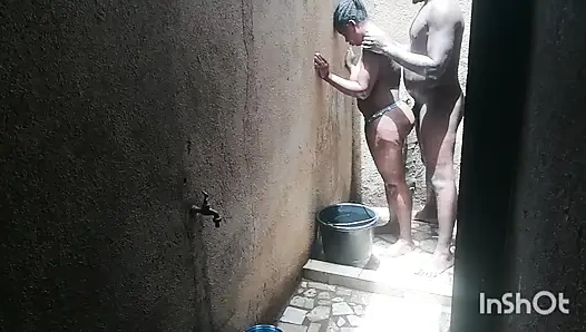 the taste of making love in the shower is more better. this is why diane always choose the shower as our sexual meeting place