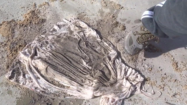 crush wet soil on white 2 dress
