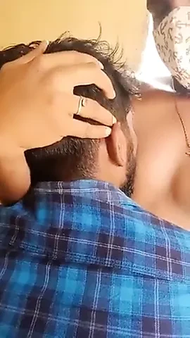 indian gay feeding guy with his boobs