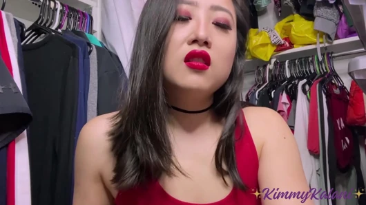 Ateşli kaltak Asyalı piliçle cennette 7 dakika -asmr bakış açısı seks
