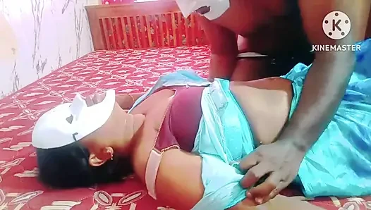 Chennai Tamil Bhabhi Seduced Her Stepbrother in Law - Closeup Blow and Pussy Licking with Tamil Audio