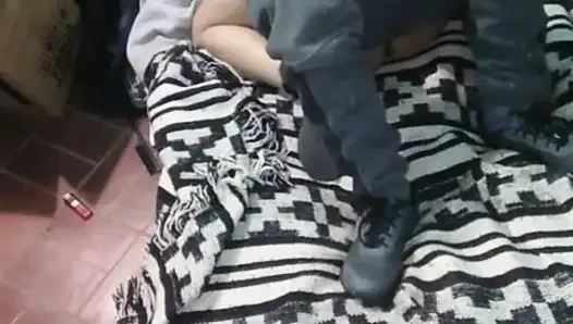 Girl with Montano Dress with the Mattress on the Floor