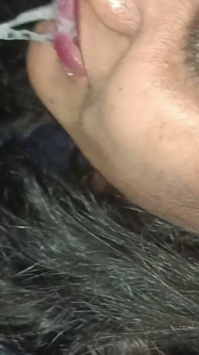 Dirty Blowjob completion and cum in mouth and cum on face with dirty cumshot | Clip 2