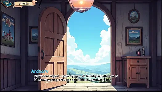 ArchAlchemy TABOO Hentai Game Ep.14 STEP SON CAUGHT with a huge BONER by the laundry machine !