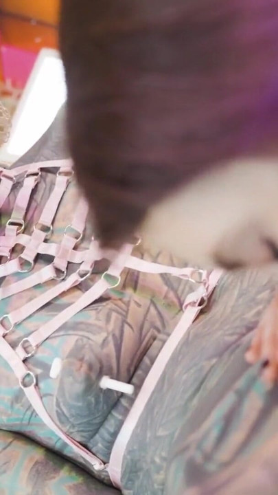 Slim Inked Girls Cuties Double Teamed by the Hung Repairman | Clip 1