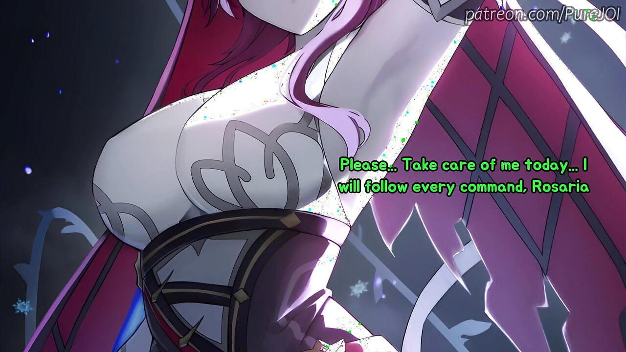 Rosaria from Genshin Impact makes your cock suffer (Edging JOI)