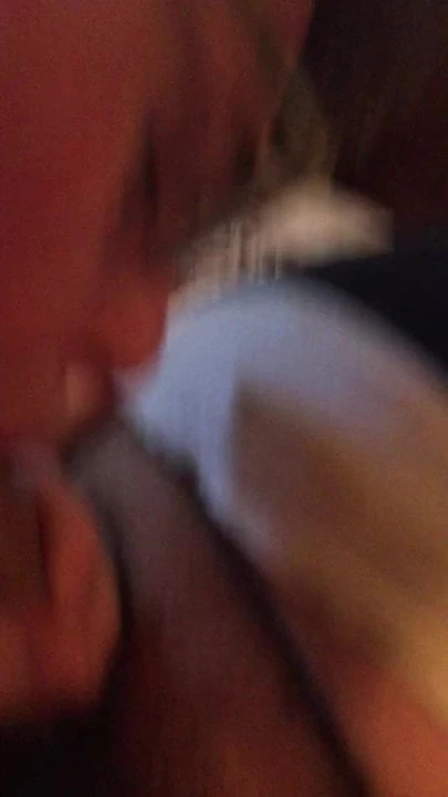 Me Sucking a white uncut cock