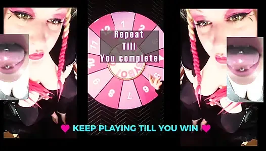 JOI Spin the Wheel Endurance Challenge Do Not Cum Till the End or Play Again