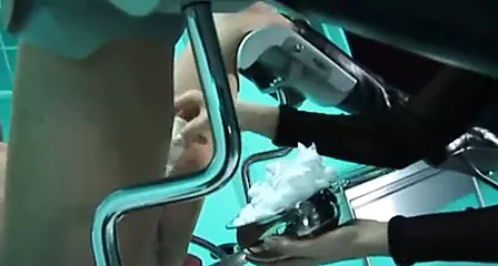 Vacumed lesbian slave gets treated