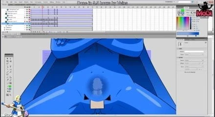 MoGi Origins - SlimeGirl Blue cum (making Of)
