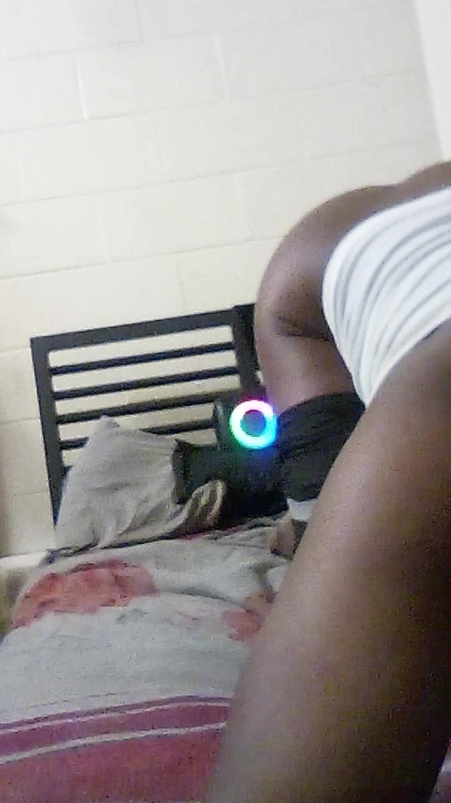 Cum pull my pants down and fuck me daddy sexy black gay bubble butt tight bootyhole tranny