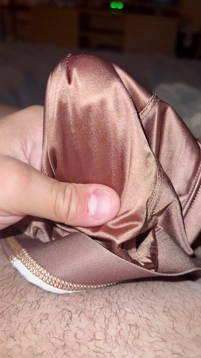 Brown Satin Panties