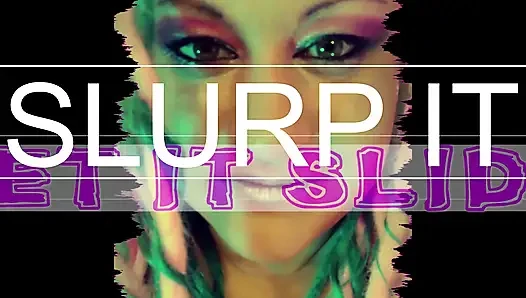 Wank and slurp with goddess lana cei looper for dumb dumb heads